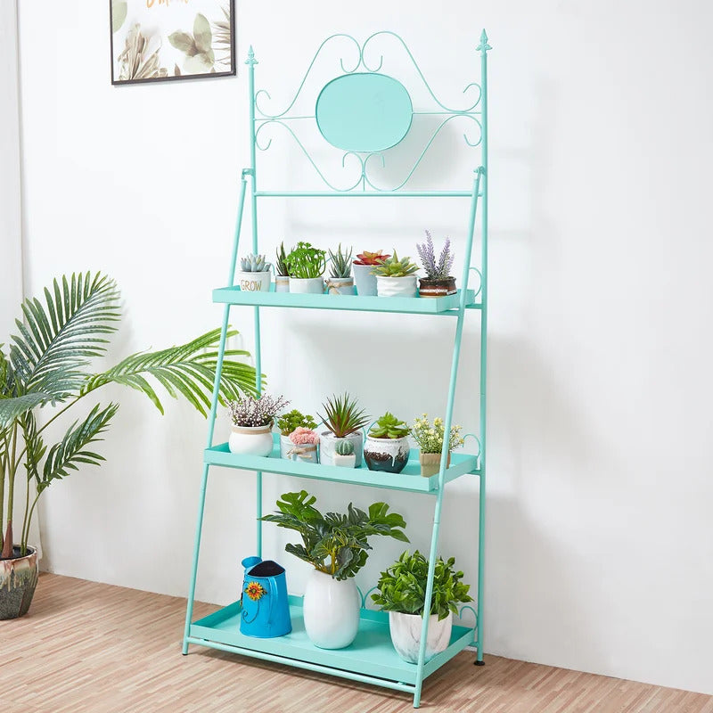 Plant Stand: 3 Tier Metal Rectangular Plant Stand