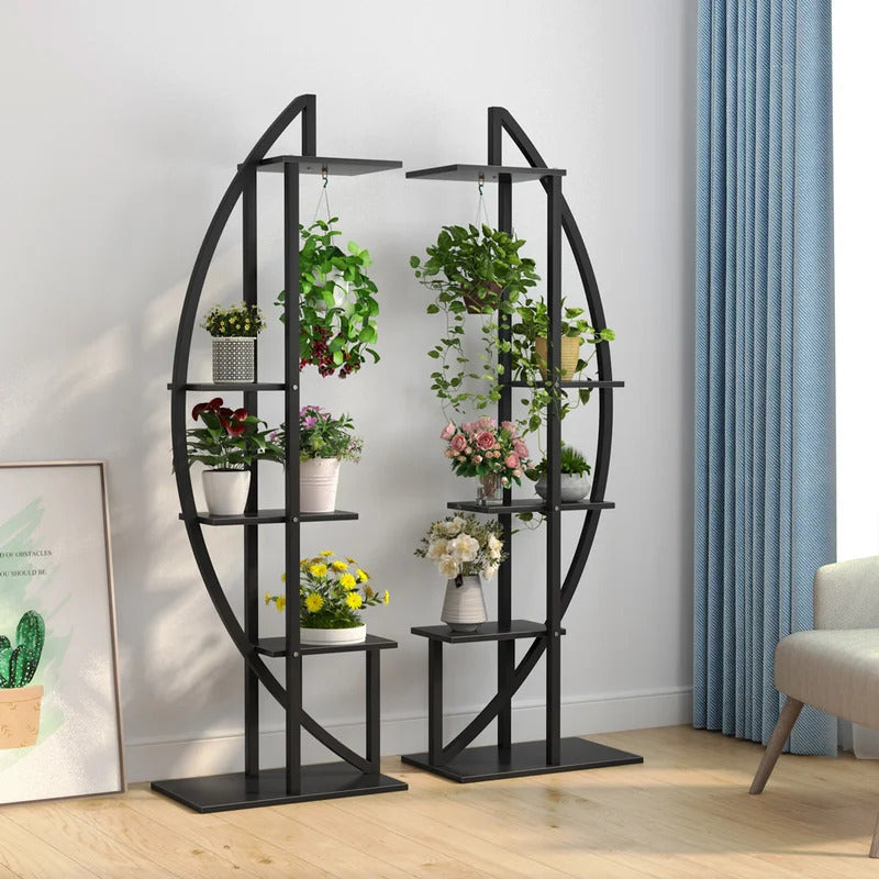 Plant Stand: Free Form Curved Design Plant Stand