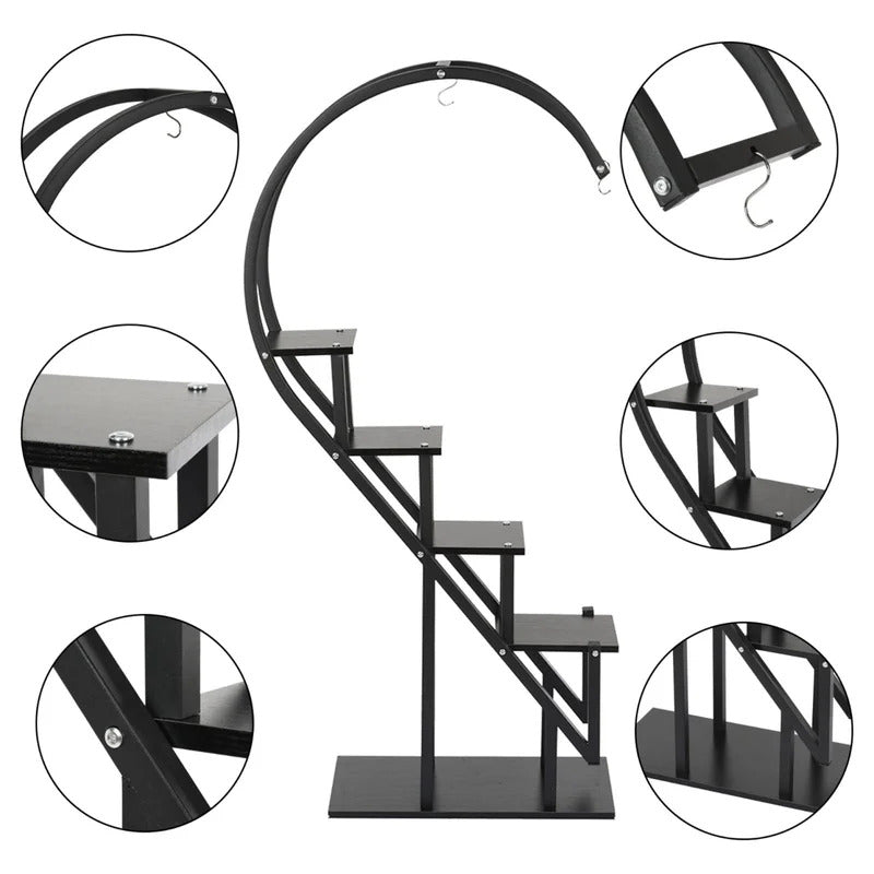 Plant Stand: Free Form Multi-Tiered Plant Stand