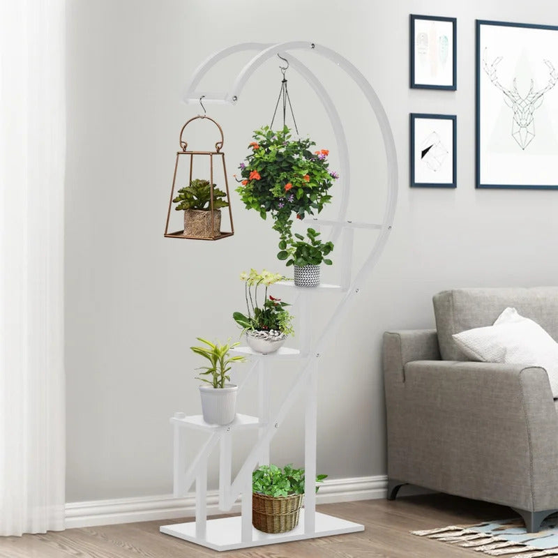 Plant Stand: Free Form Multi-Tiered Plant Stand