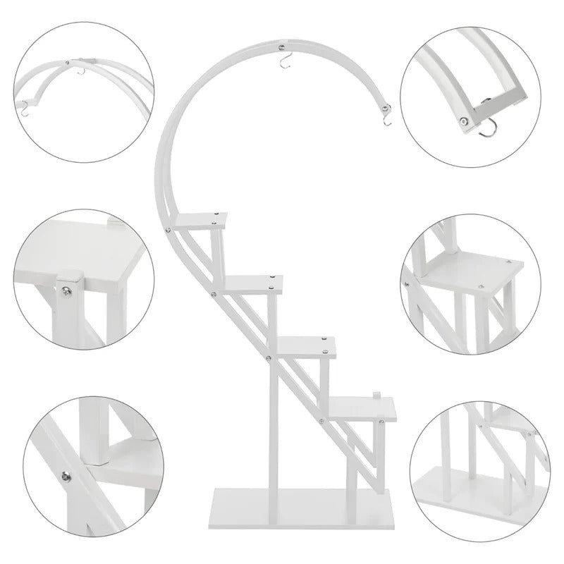 Plant Stand: Free Form Multi-Tiered Plant Stand