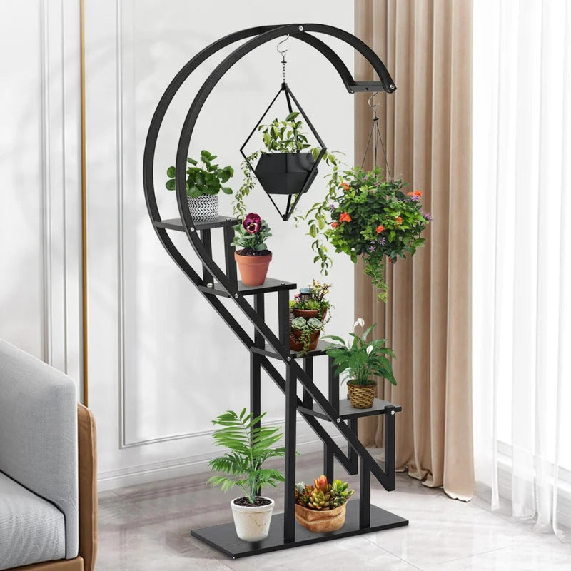 Plant Stand: Free Form Multi-Tiered Plant Stand
