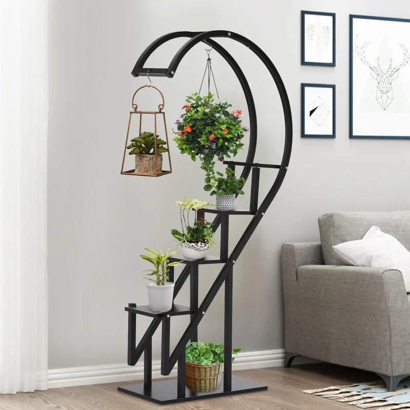 Plant Stand: Free Form Multi-Tiered Plant Stand