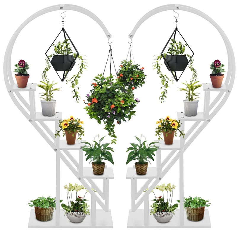 Plant Stand: Free Form Multi-Tiered Plant Stand
