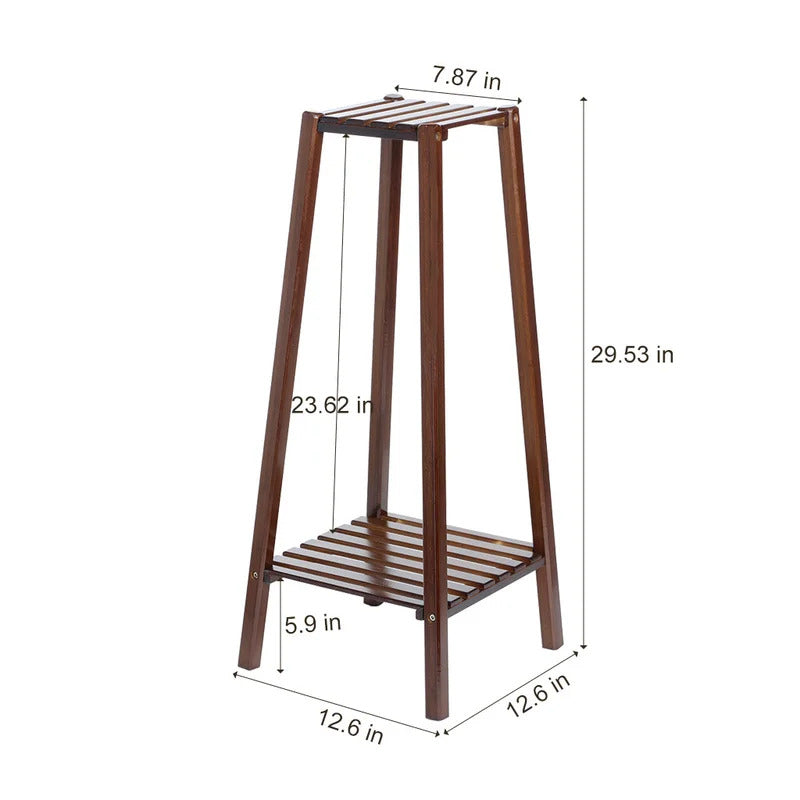 Plant Stand Multi-Tiered Bamboo Plant