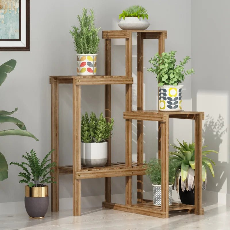 bamboo plant stand indoor Plant Stand : Multi-Tiered Bamboo Plant Stand – Studio GKW