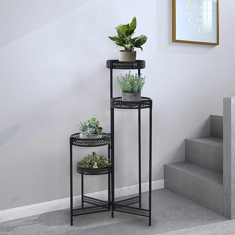 tall silver plant stand indoor Plant Stand: Multi-Tiered Free Form Plant Stand – Studio GKW