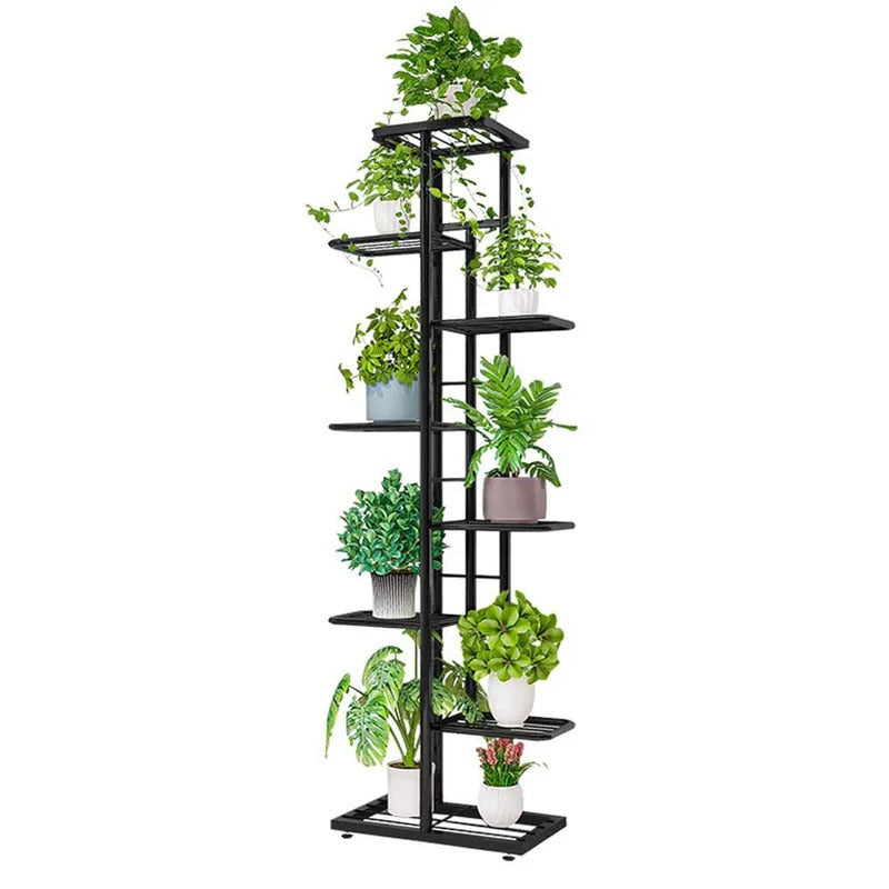 Plant Stand: Rectangular 8 Tier Plant Stand