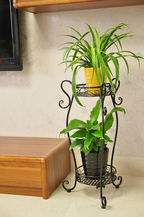 Plant Stand: Round Corner Plant Stand