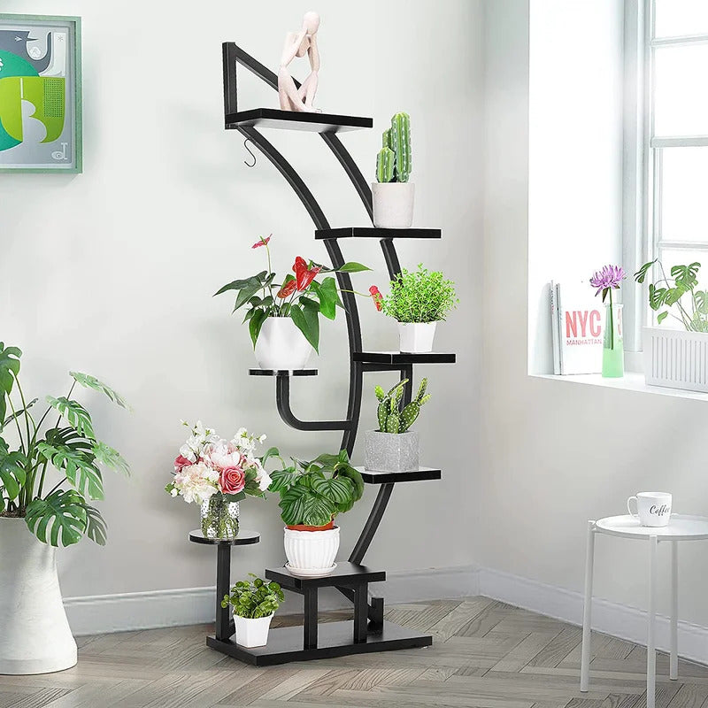 Plant Stand: Round Corner Plant Stand