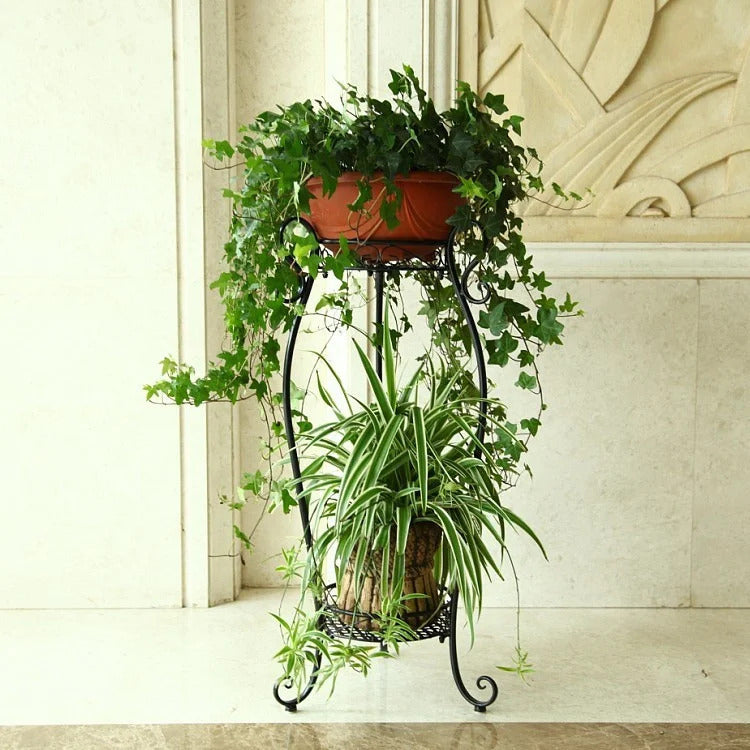 Plant Stand: Round Corner Plant Stand