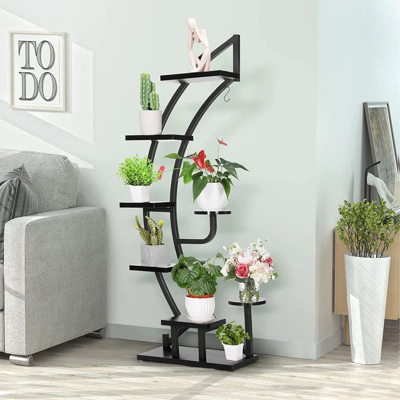Plant Stand: Round Corner Plant Stand