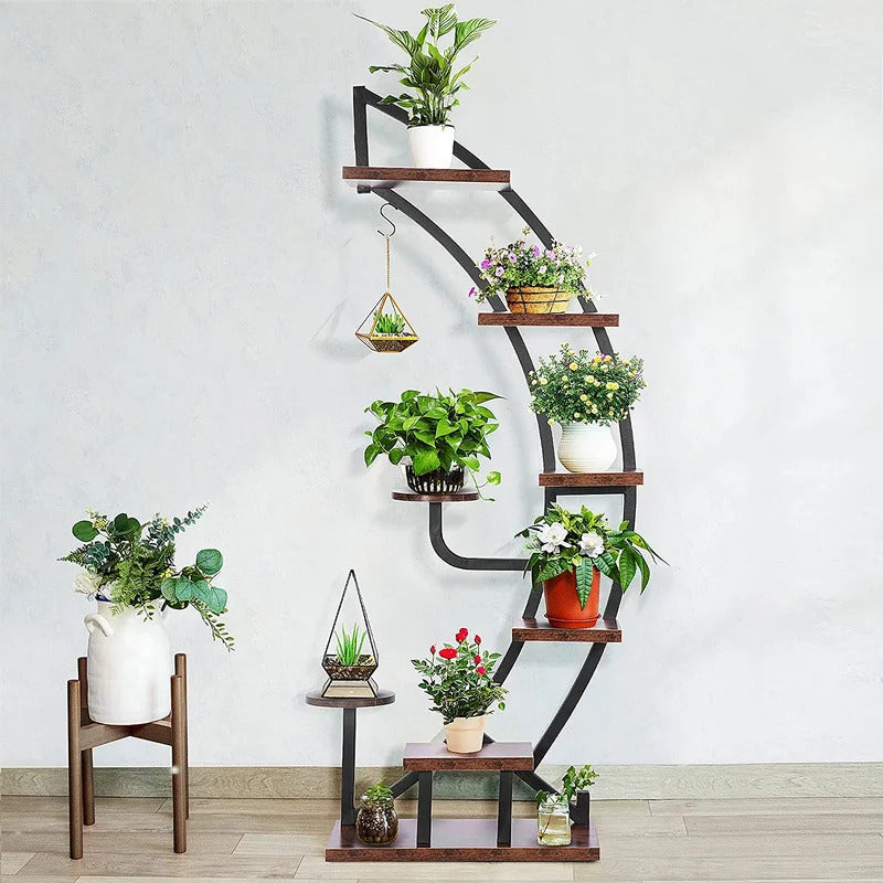 Plant Stand: Round Corner Plant Stand