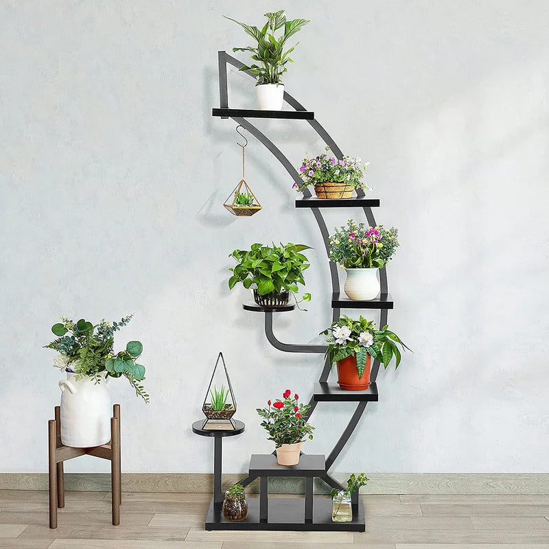 Plant Stand: Round Corner Plant Stand