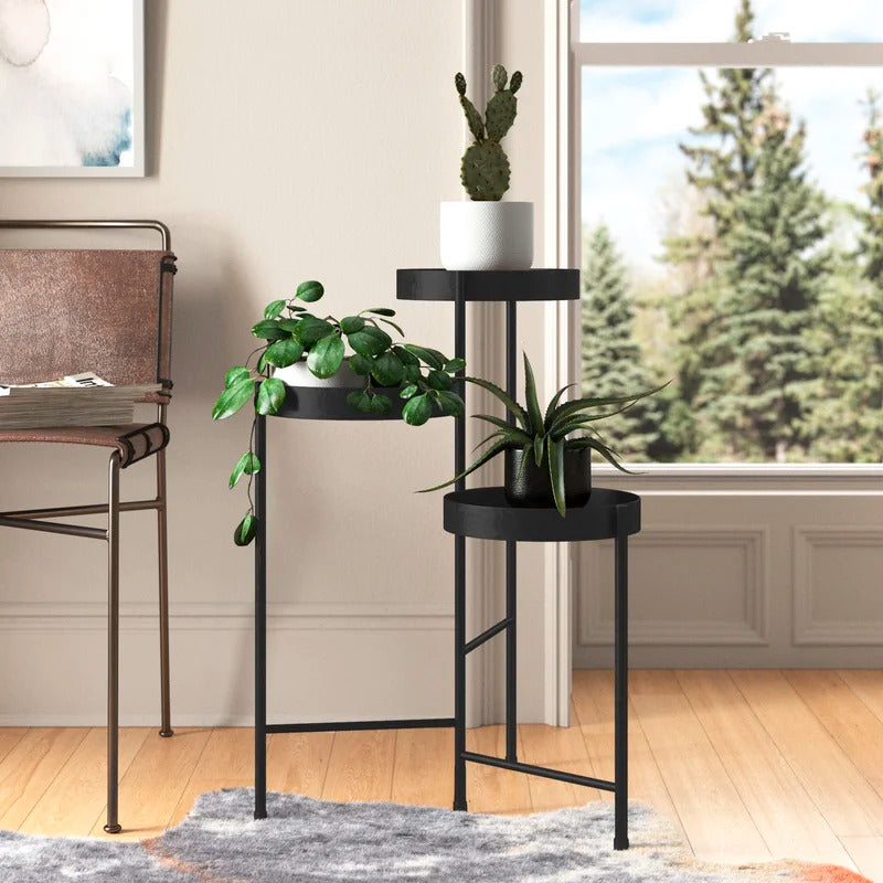 indoor multi tiered plant stand Plant Stand: Round Multi-Tiered Plant Stand – Studio GKW
