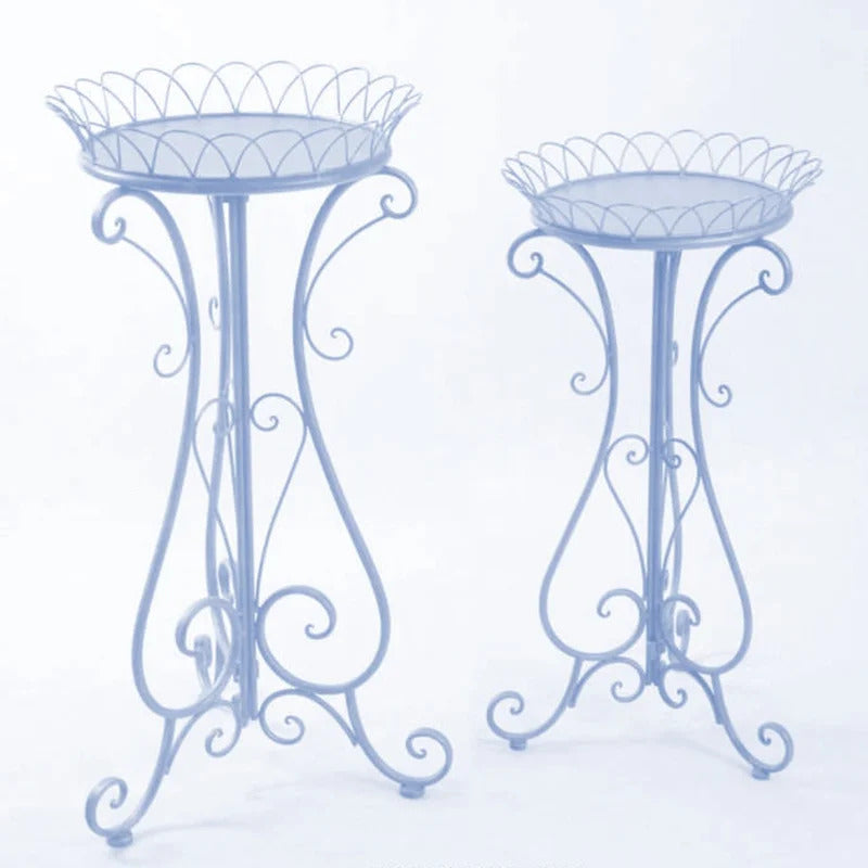 Plant Stand: Round Pedestal Plant Stand