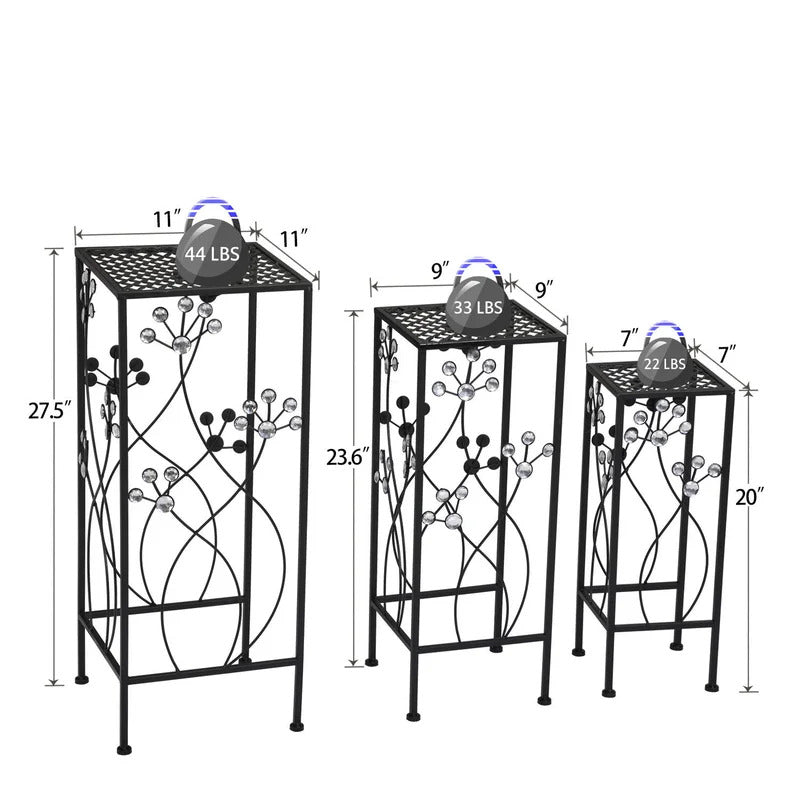 Plant Stand: Square Nesting Plant Stand