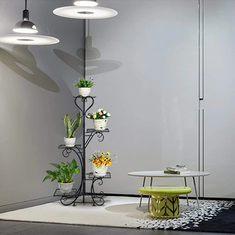 Plant Stand: Triangular Multi-Tiered Plant Stand
