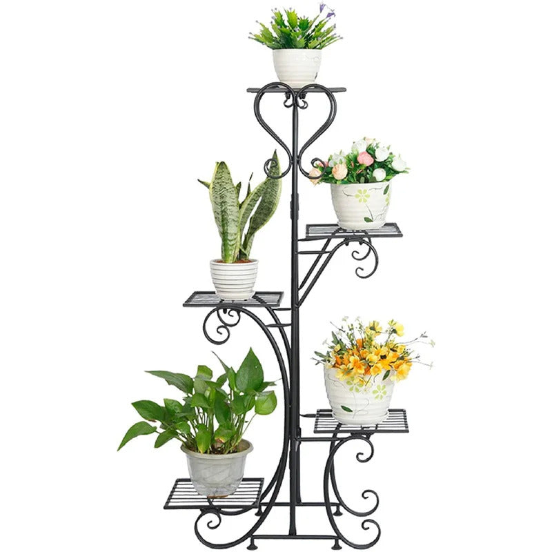 Plant Stand: Triangular Multi-Tiered Plant Stand