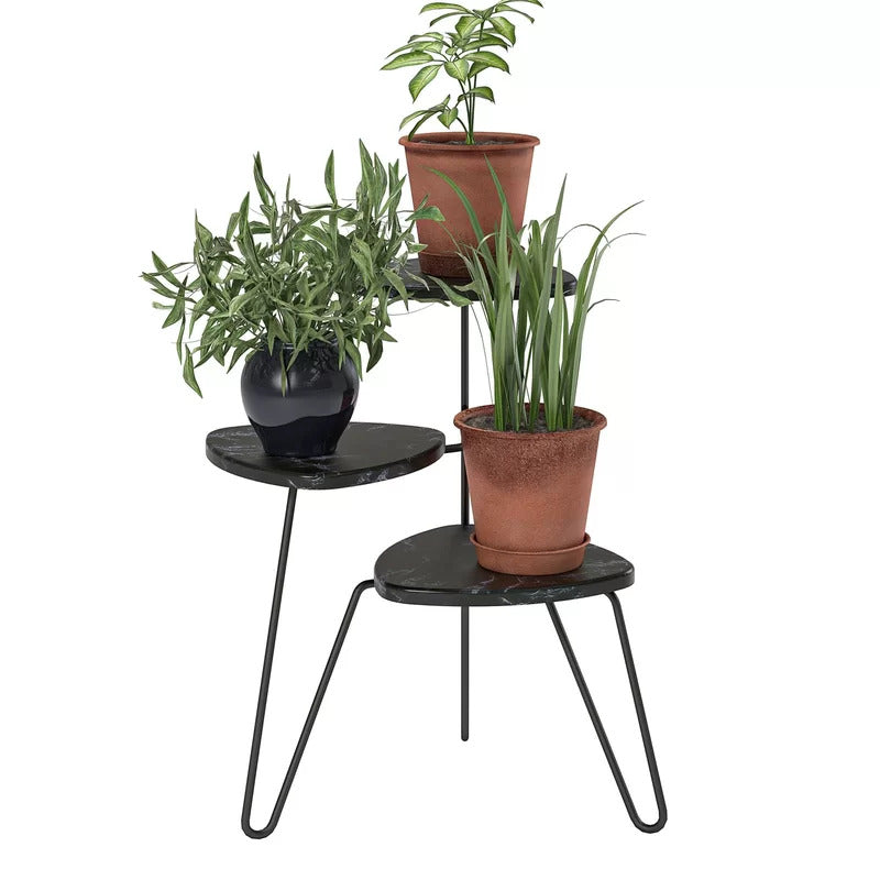Plant Stand: Triangular Multi-Tiered Plant Stand