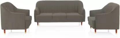 5 Seater Sofa Set: Polyester Fabric 3 + 1 + 1 Sofa Set