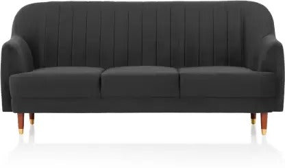 5 Seater Sofa Set: Polyester Fabric 3 + 1 + 1 Sofa Set