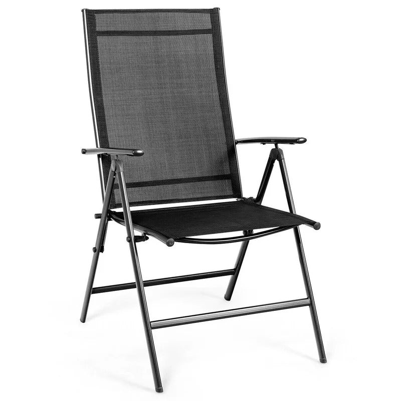Portable Chair: Adjustable Portable Reclining Folding Desk Chair
