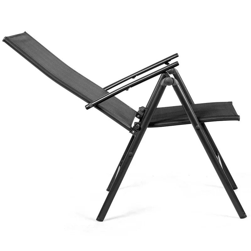 Portable Chair: Adjustable Portable Reclining Folding Desk Chair