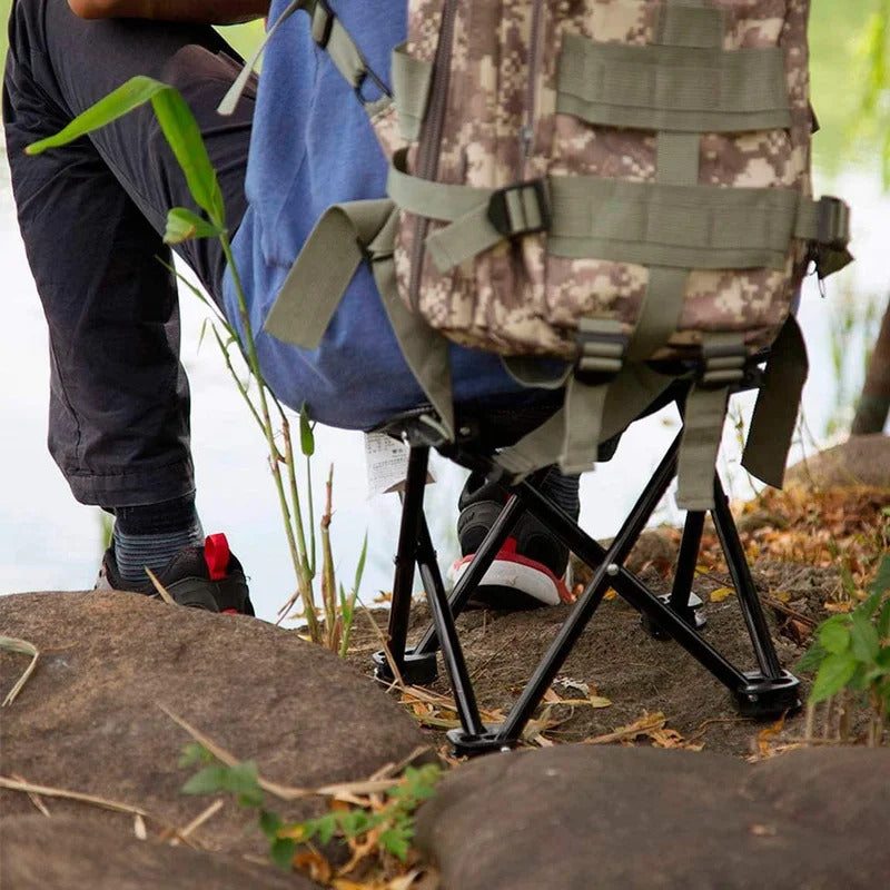 Portable Chair: Mini Camping Stool Portable Folding Stool Portable Chair