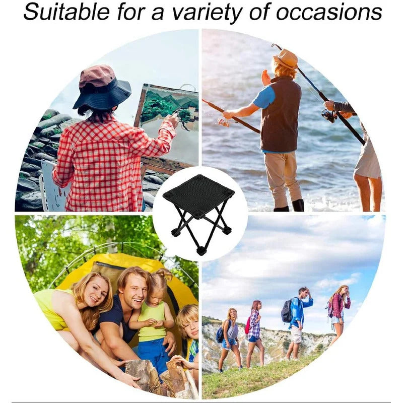 Portable Chair: Mini Camping Stool Portable Folding Stool Portable Chair