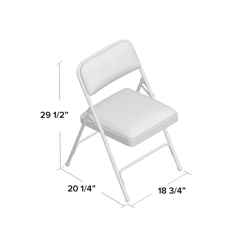 Portable Chair: Padded Banquet Folding Chair (Set of 4)