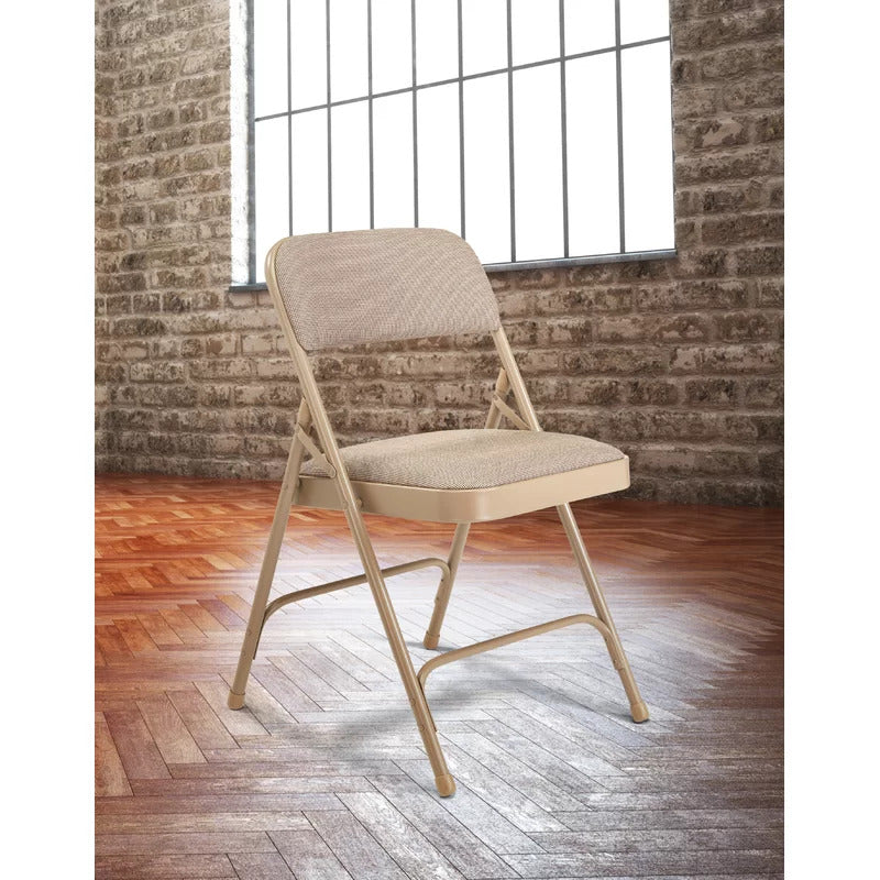 Portable Chair: Padded Banquet Folding Chair (Set of 4)
