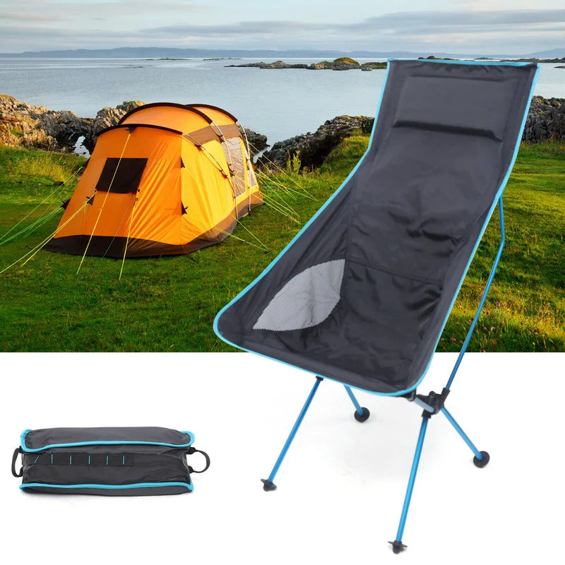 Portable Chair: Portable Outdoor Folding Reclining Chair