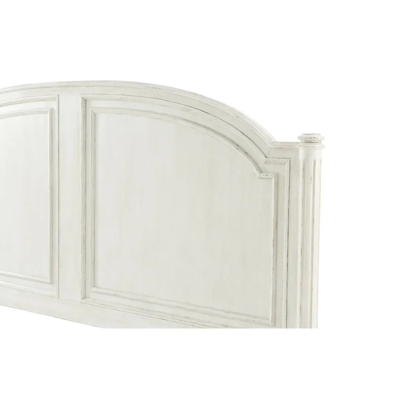 Poster Bed: Arched paneled Poster Bed