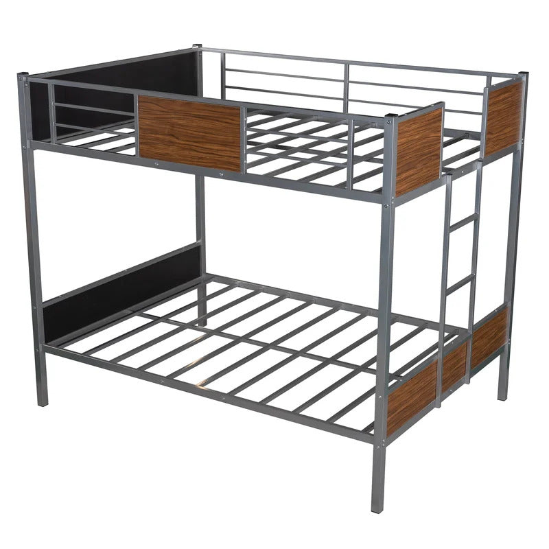 Poster Bed: Metal bunk bed