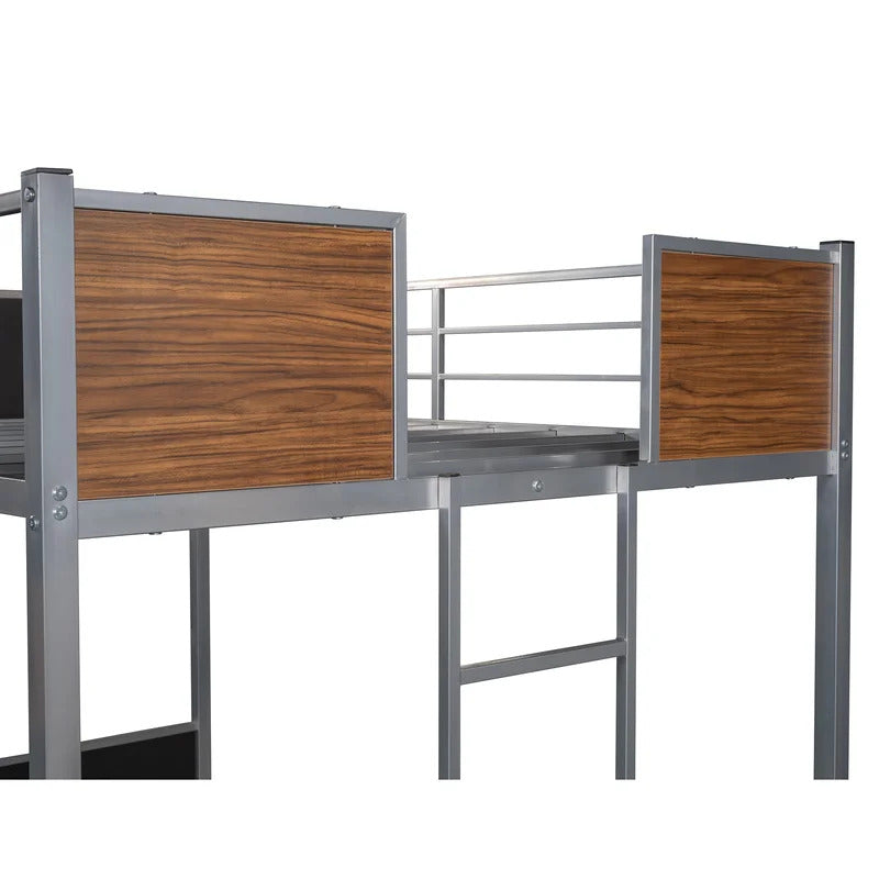 Poster Bed: Metal bunk bed