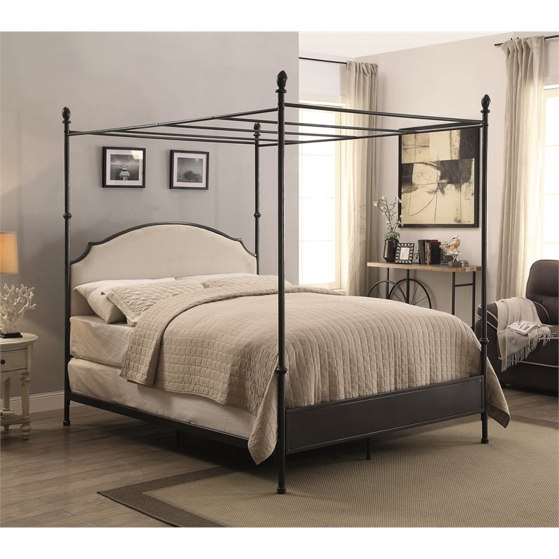 Poster Bed: Polyester Blend Metal Poster Bed