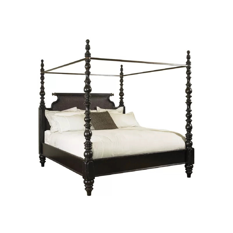 Poster Bed: Solid Wood Bed