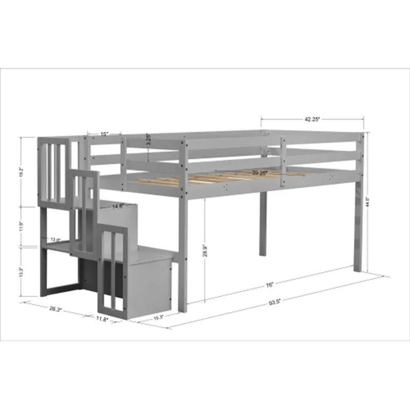 Poster Bed: Solid Wood Poster Bed