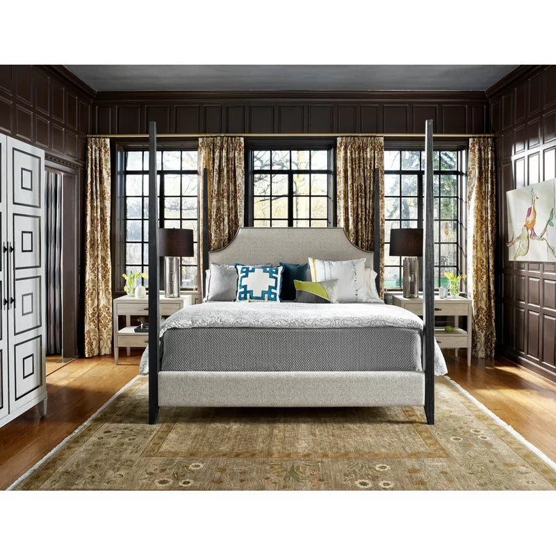 Poster Bed: Tapered wood Poster Bed