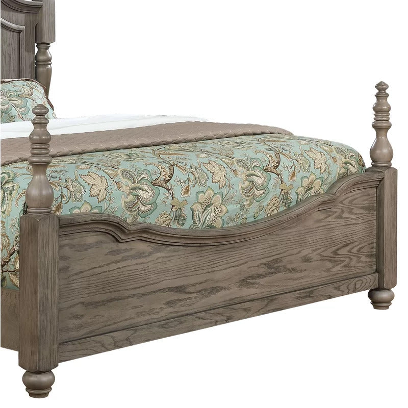 Poster Bed: Rustic Style Poster Bed