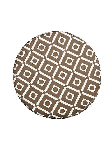 Pouffe: Box Seating Pouffe With Digital Print