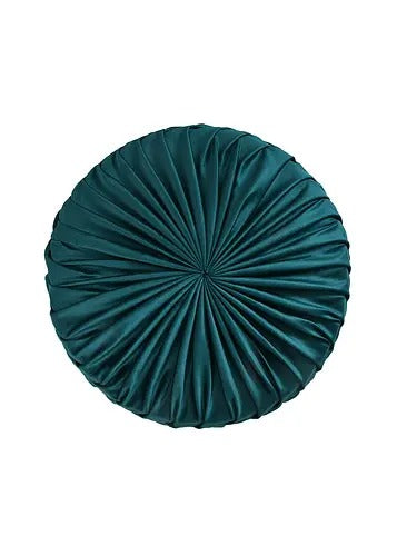 Pouffe: Calwood Legs Solid Smocking Pouffe