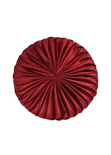 Pouffe: Calwood Legs Solid Smocking Pouffe
