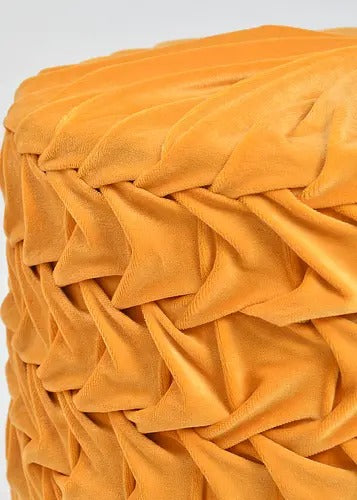 Pouffe: Calwood Legs Solid Smocking Pouffe