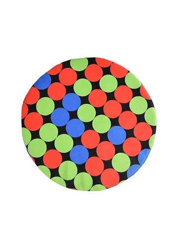 Pouffe: Dot Pouffe In Multi Colour