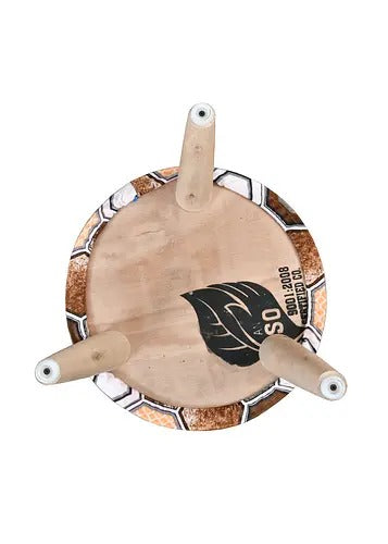 Pouffe: Hexagon Seating Pouffe With Digital Print