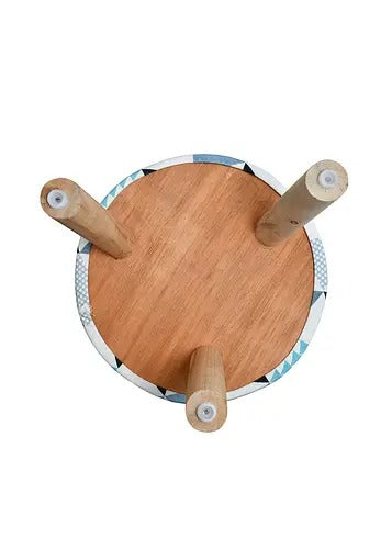 Pouffe: Traingle Pouffe With Digital Print