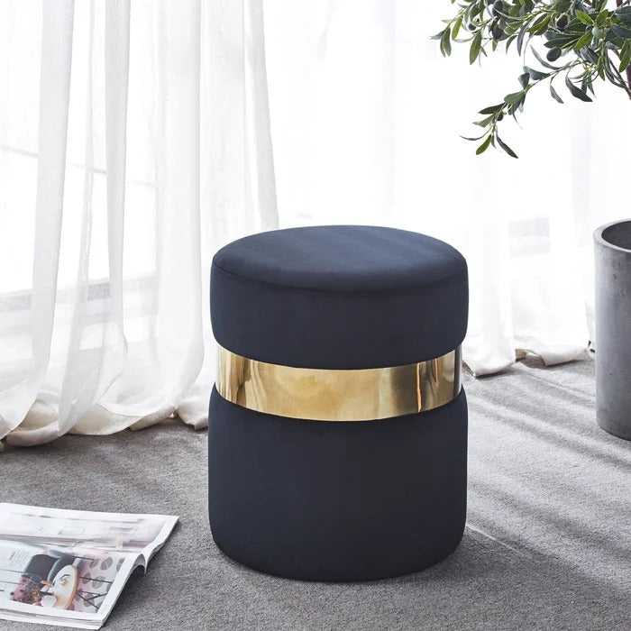 Poufs: 16'' Wide Pouf Ottoman