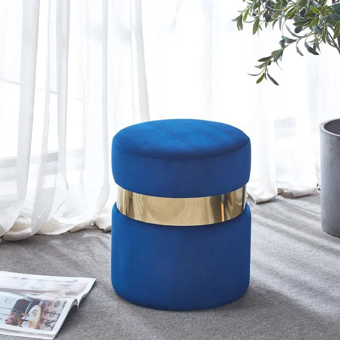 Poufs: 16'' Wide Pouf Ottoman